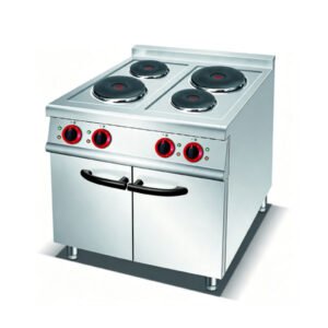 YD-YS-TE-4-B Heavy Duty Commercial Electric Range with Cabinet