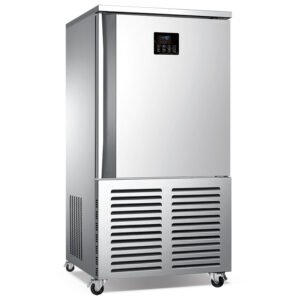 10-tray commercial blast freezer stainless steel rapid freezing cabinet for restaurant and bakery use