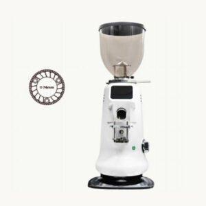 JX-650P commercial coffee grinder with 74mm flat burrs and 1.5kg bean hopper for cafés and restaurants