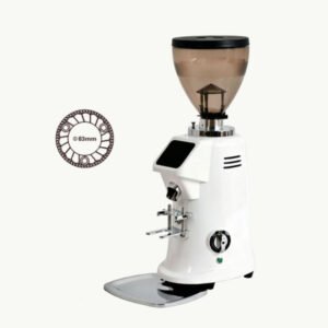 JX-650PP commercial coffee grinder with 83mm Italian flat burrs and 1.2kg bean hopper for cafés and restaurants