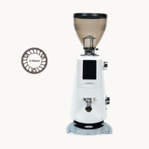 JX-680PRE commercial coffee grinder with 74mm Italian imported flat burrs and 1.2kg bean hopper