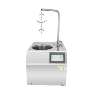 Commercial chocolate tempering machine with 7L capacity and stainless steel body