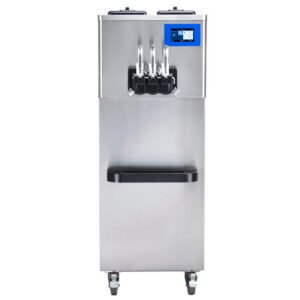BQ332 commercial soft serve ice cream machine with 3 flavors and touch screen panel
