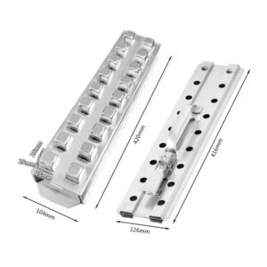 18 cavity commercial stainless steel cube shaped ice cream mold