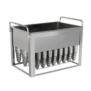 Commercial stainless steel popsicle mold for grape shaped popsicles 85ml 27 cavities