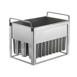 Commercial stainless steel popsicle mold with 30 cavities and 92ml capacity