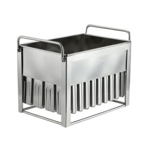 Commercial stainless steel popsicle mold with 40 cavities and 80ml capacity