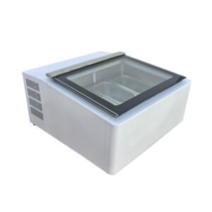 Countertop ice cream display freezer MR-T1-3 with glass lid