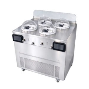 YB8460-DLA Commercial 3-in-1 Gelato Machine with Display Domes